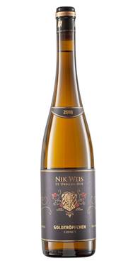 Nik Weis Piesp. Goldtr�pfchen Riesling Kabinett VDP GG vegan